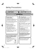 Preview for 3 page of Panasonic NA-F68B3 Manual