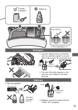 Предварительный просмотр 13 страницы Panasonic NA-F70A9 Operating & Installation Instructions Manual