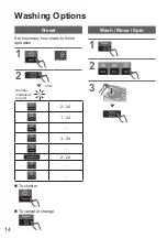 Предварительный просмотр 14 страницы Panasonic NA-F70A9 Operating & Installation Instructions Manual