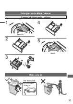 Предварительный просмотр 21 страницы Panasonic NA-F70A9 Operating & Installation Instructions Manual