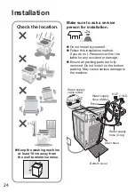 Предварительный просмотр 24 страницы Panasonic NA-F70A9 Operating & Installation Instructions Manual