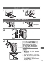 Предварительный просмотр 25 страницы Panasonic NA-F70A9 Operating & Installation Instructions Manual