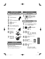 Предварительный просмотр 11 страницы Panasonic NA-F70B3 Operating Instructions & Installation Instructions