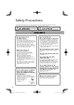 Предварительный просмотр 2 страницы Panasonic NA-F70B5 Operating & Installation Instructions Manual