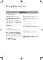 Preview for 2 page of Panasonic NA-F70B6 Operating & Installation Instructions Manual