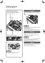 Preview for 6 page of Panasonic NA-F70B6 Operating & Installation Instructions Manual