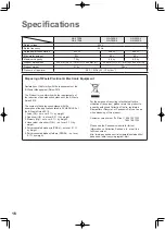 Preview for 18 page of Panasonic NA-F70B6 Operating & Installation Instructions Manual