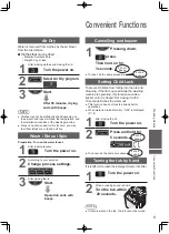 Preview for 9 page of Panasonic NA-F70B7 Operating & Installation Instructions Manual