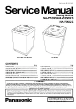 Preview for 1 page of Panasonic NA-F70GS Service Manual