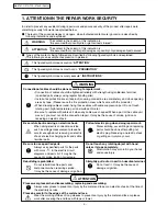 Preview for 3 page of Panasonic NA-F70H1 Service Manual