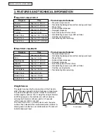 Preview for 5 page of Panasonic NA-F70H1 Service Manual