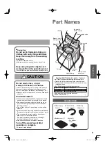 Preview for 4 page of Panasonic NA-F70H3 Operating Instructions & Installation Instructions