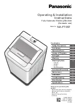 Предварительный просмотр 1 страницы Panasonic NA-F70S7 Operating & Installation Instructions Manual