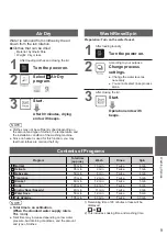 Предварительный просмотр 9 страницы Panasonic NA-F70S7 Operating & Installation Instructions Manual