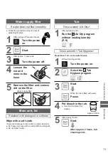 Предварительный просмотр 11 страницы Panasonic NA-F70S7 Operating & Installation Instructions Manual