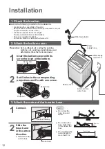 Предварительный просмотр 12 страницы Panasonic NA-F70S7 Operating & Installation Instructions Manual