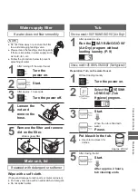 Preview for 11 page of Panasonic NA-F70VS7 Operating & Installation Instructions Manual