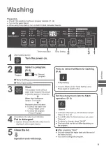 Preview for 9 page of Panasonic NA-F75S6 Operating & Installation Instructions Manual