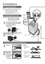 Preview for 14 page of Panasonic NA-F75S6 Operating & Installation Instructions Manual