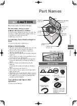 Предварительный просмотр 3 страницы Panasonic NA-F75S7 Operating & Installation Instructions Manual