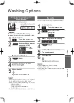 Предварительный просмотр 9 страницы Panasonic NA-F75S7 Operating & Installation Instructions Manual