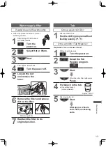 Предварительный просмотр 13 страницы Panasonic NA-F75S7 Operating & Installation Instructions Manual