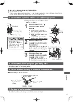 Предварительный просмотр 15 страницы Panasonic NA-F75S7 Operating & Installation Instructions Manual