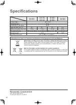 Предварительный просмотр 20 страницы Panasonic NA-F75S7 Operating & Installation Instructions Manual