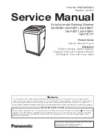 Preview for 1 page of Panasonic NA-F80H Service Manual