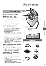 Preview for 3 page of Panasonic NA-F80S8 Operating & Installation Instructions Manual