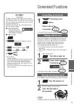 Preview for 11 page of Panasonic NA-F80S8 Operating & Installation Instructions Manual