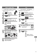 Preview for 13 page of Panasonic NA-F80S8 Operating & Installation Instructions Manual