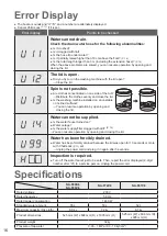 Preview for 16 page of Panasonic NA-F80S8 Operating & Installation Instructions Manual