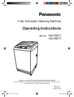 Предварительный просмотр 1 страницы Panasonic NA-F80T1 Operating Instructions Manual