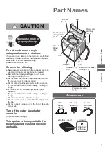 Preview for 3 page of Panasonic NA-F80VB7 Operating & Installation Instructions Manual