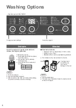 Preview for 8 page of Panasonic NA-F80VB7 Operating & Installation Instructions Manual