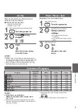 Preview for 9 page of Panasonic NA-F80VB7 Operating & Installation Instructions Manual