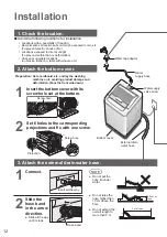 Preview for 12 page of Panasonic NA-F80VB7 Operating & Installation Instructions Manual