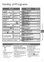 Preview for 5 page of Panasonic NA-F80VS8 Operating & Installation Instructions Manual