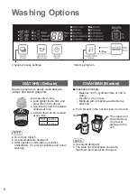 Preview for 8 page of Panasonic NA-F80VS8 Operating & Installation Instructions Manual