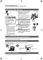 Preview for 14 page of Panasonic NA-F85A1 Operating & Installation Instructions Manual