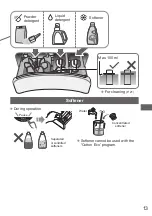 Preview for 13 page of Panasonic NA-F85AR1 Operating & Installation Instructions Manual