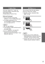 Preview for 17 page of Panasonic NA-F85AR1 Operating & Installation Instructions Manual