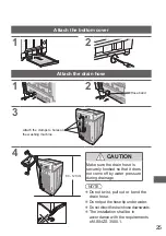 Preview for 25 page of Panasonic NA-F85AR1 Operating & Installation Instructions Manual