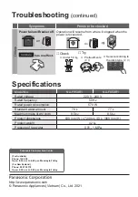 Preview for 32 page of Panasonic NA-F85AR1 Operating & Installation Instructions Manual