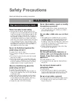 Preview for 2 page of Panasonic NA-F85G2 Operating & Installation Instructions Manual