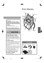 Предварительный просмотр 3 страницы Panasonic NA-F953B Operating Instructions & Installation Instructions