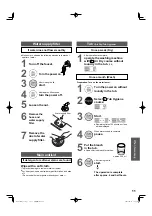 Предварительный просмотр 11 страницы Panasonic NA-F953B Operating Instructions & Installation Instructions