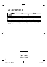 Предварительный просмотр 16 страницы Panasonic NA-F953B Operating Instructions & Installation Instructions