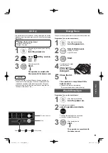 Предварительный просмотр 9 страницы Panasonic NA-F953H Operating Instructions & Installation Instructions